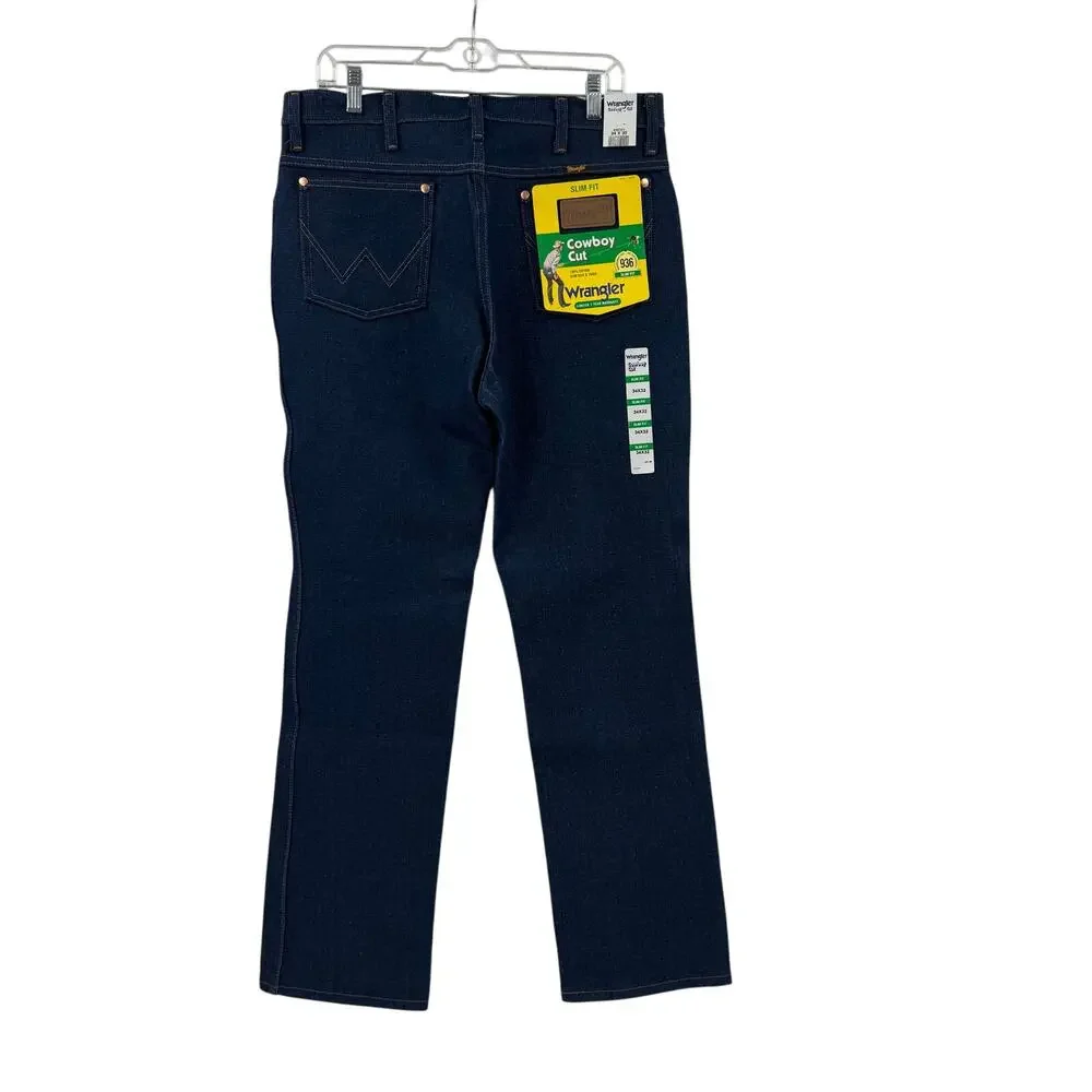 NWT WRANGLER COWBOY CUT RIGID SLIM FIT JEAN